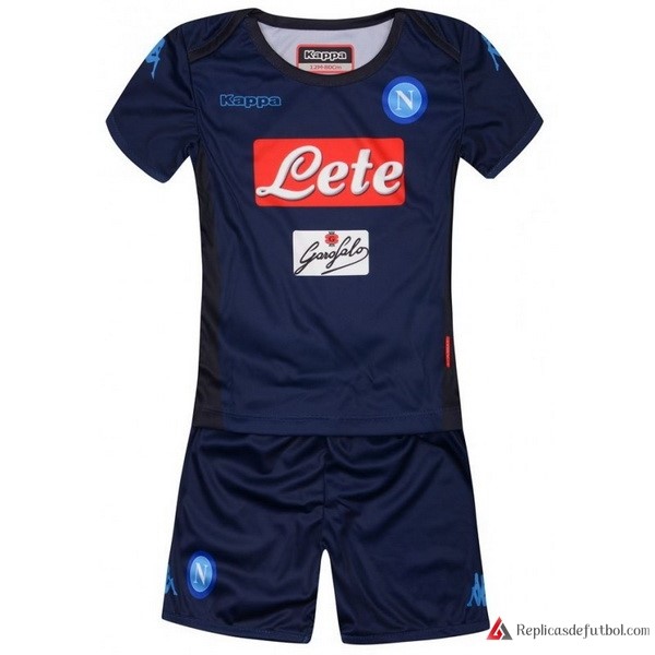 Camiseta Napoli Tercera equipación Niños 2017-2018 Azul